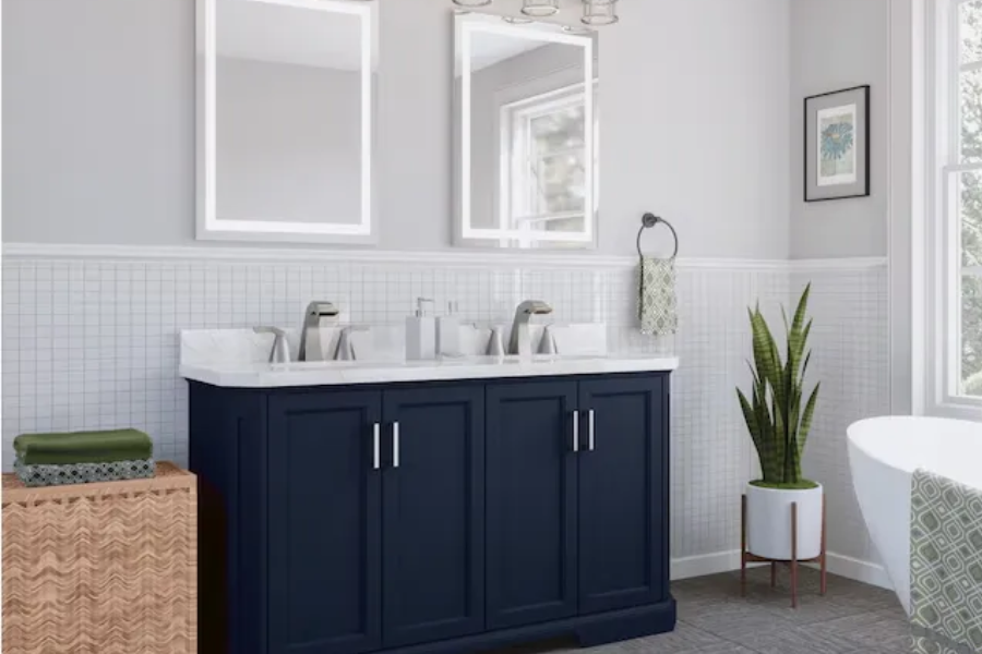 double sink bathroom vanity